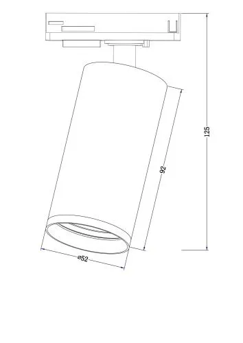 Трековый светильник Maytoni Track Lamps TR020-1-GU10-W  фото 6