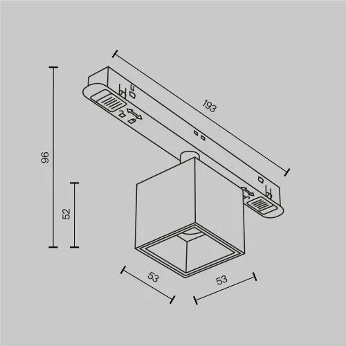 Трековый светильник Technical TR133-4-7W-DS-BS  фото 6